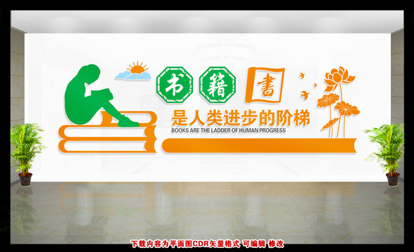 圖書室文化墻