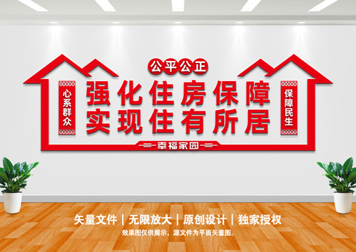 強(qiáng)化住房保障