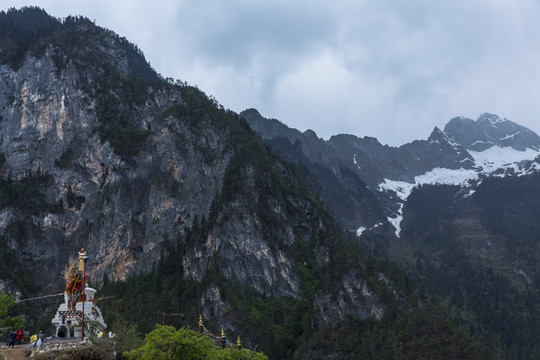 香格里拉巴拉格宗风景