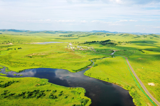 内蒙古乌兰布统红松湖