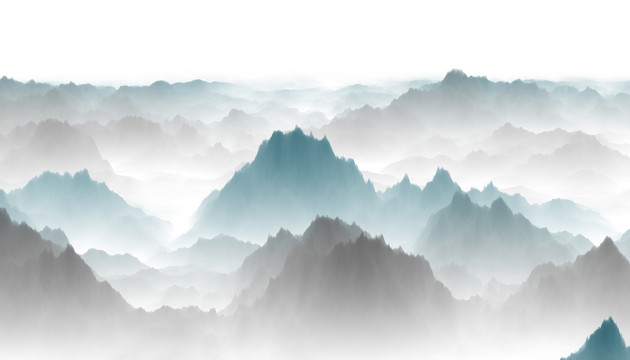 山水背景墻
