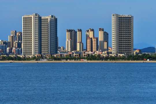 黄岛唐岛湾城市风光