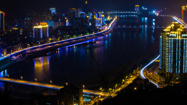 青田夜景