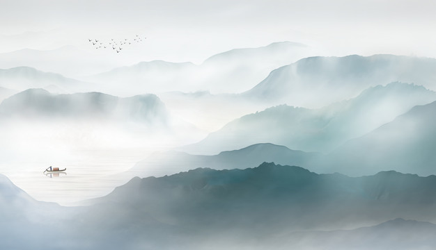 水墨山水