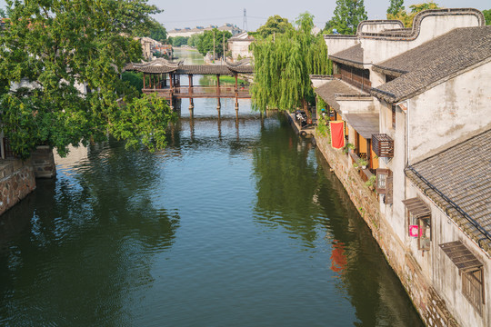 中国浙江湖州南浔古镇古建筑街道