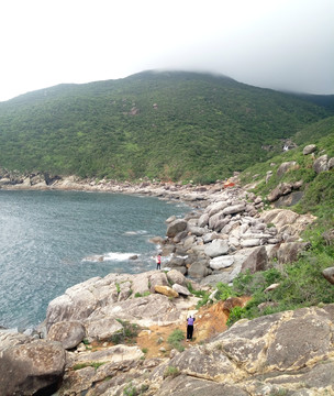 海湾海岸线