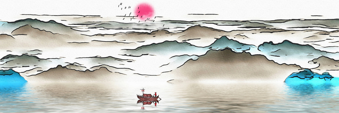 國(guó)畫(huà)山水
