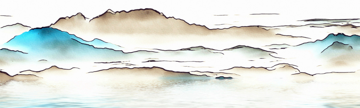 山水背景墻