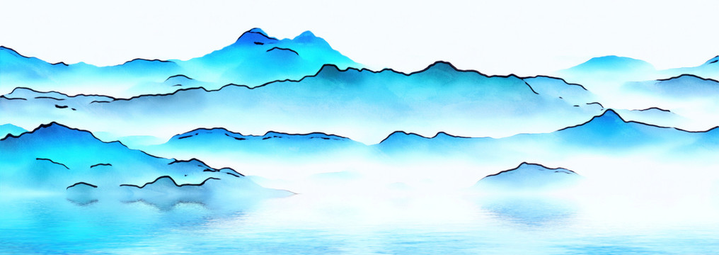 新中式山水