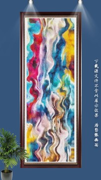 抽象油畫
