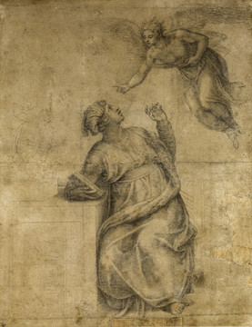 米開(kāi)朗琪羅米開(kāi)朗基羅素描畫(huà)