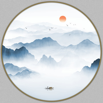抽象山水畫