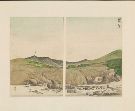 谷文晁古代日本風(fēng)光