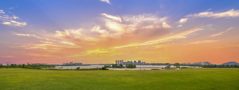 徐州大龙湖全景图