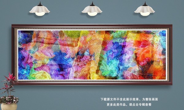 抽象油畫
