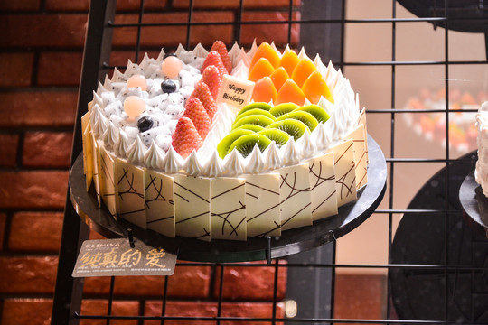生日蛋糕艺术模型