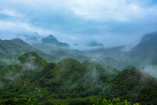 南丹山雾海风光