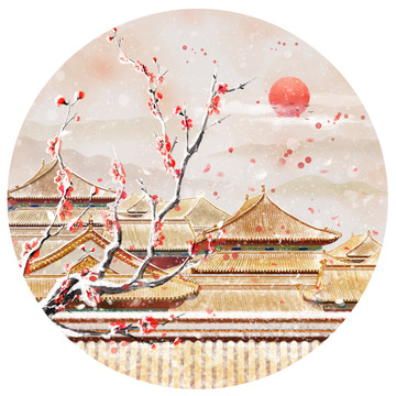 故宮插畫(huà)