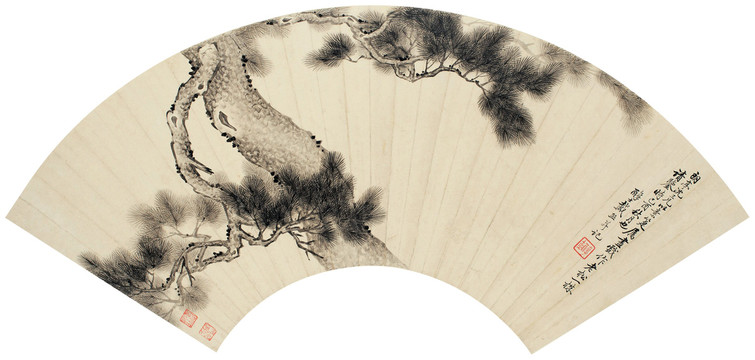 戴熙老松圖