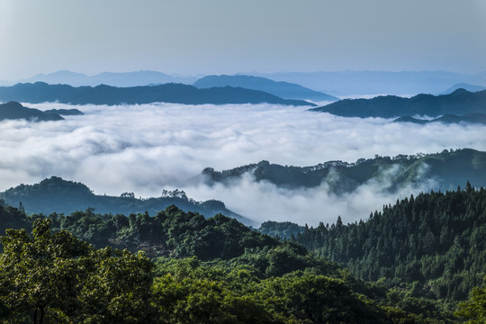 南丹山云海雾海风光