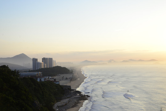 广东阳江海陵岛十里银滩日出