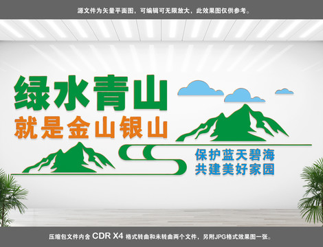 綠水青山就是金山銀山