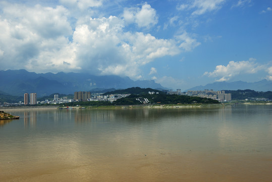 三峡水库库区风光