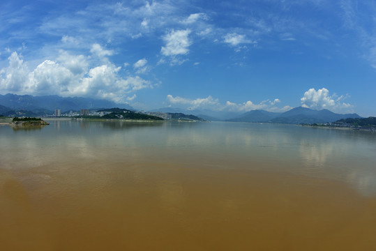 三峡水库库区风光