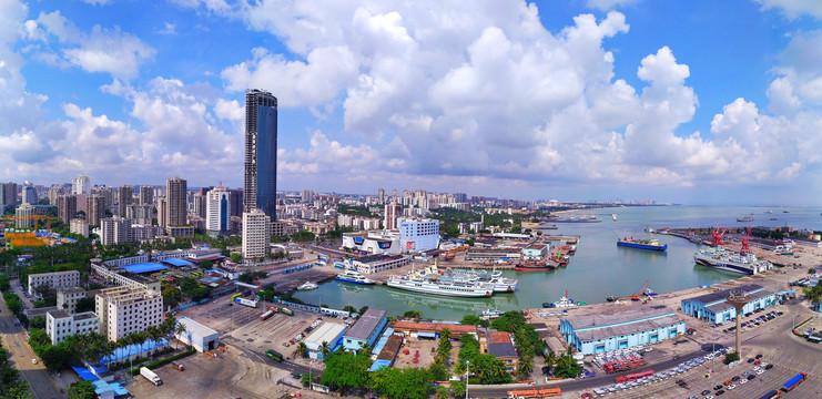 海口海港风光