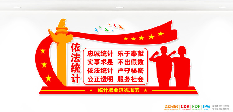統(tǒng)計(jì)文化墻