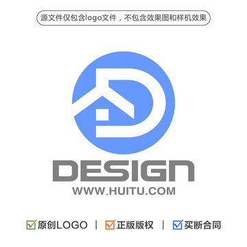 字母D標志
