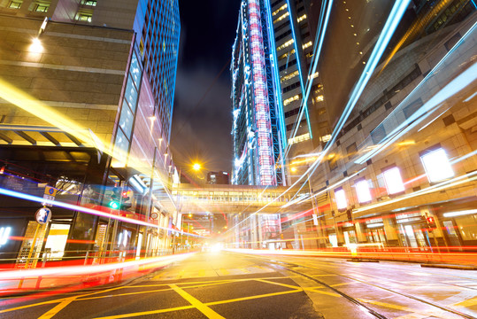 中国香港夜景