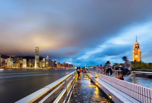 中国香港夜景