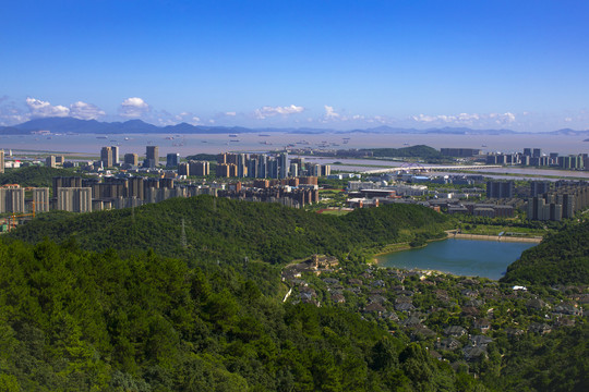 舟山市临城全景