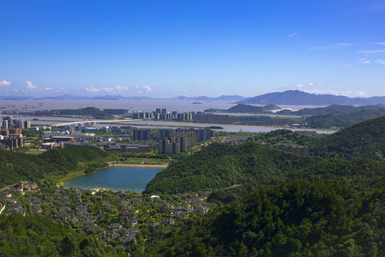 舟山市临城全景