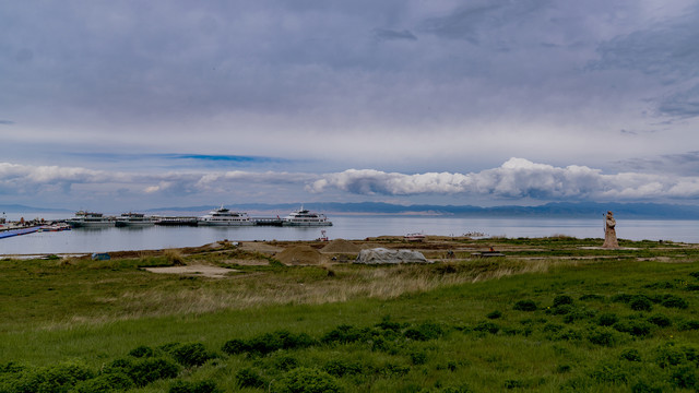 青海湖一景