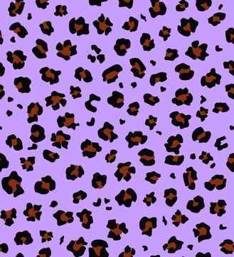 紫底豹纹