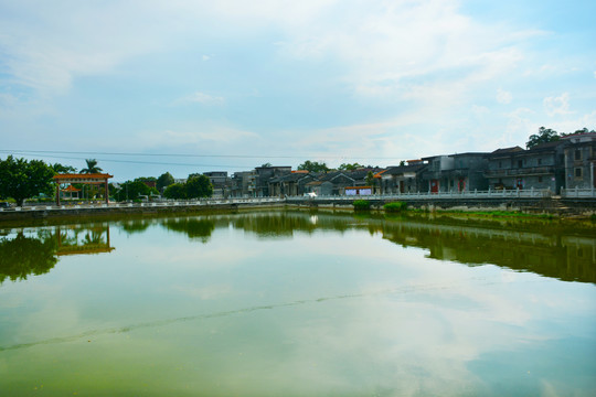 歇马举人村湖景