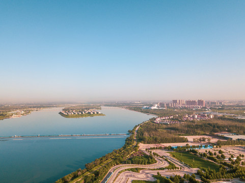 石家庄滹沱河沿岸