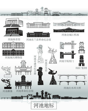 河池地標(biāo)