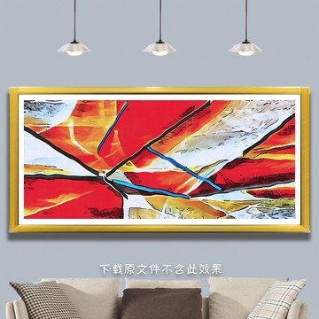 抽象油畫