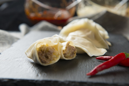 水饺特写