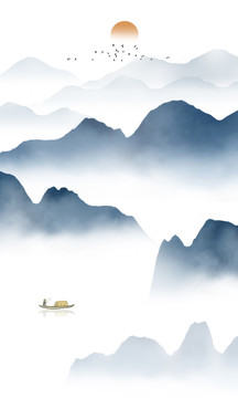 新中式山水