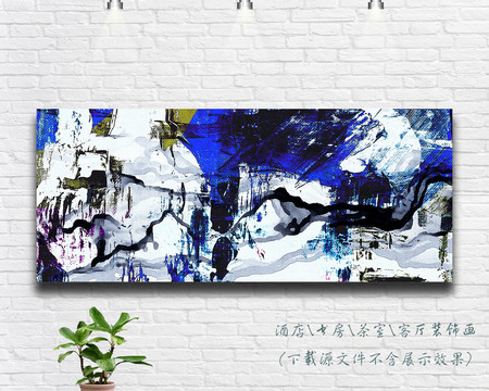 抽象油畫