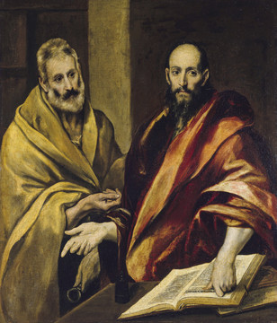 埃尔·格列柯使徒圣彼得和圣保罗