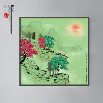 風(fēng)景裝飾畫