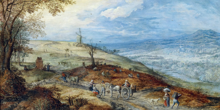 彼得·勃鲁盖尔欧美复古风情油画
