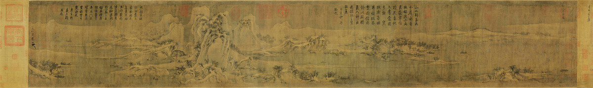 宋徽宗趙佶雪江歸棹圖