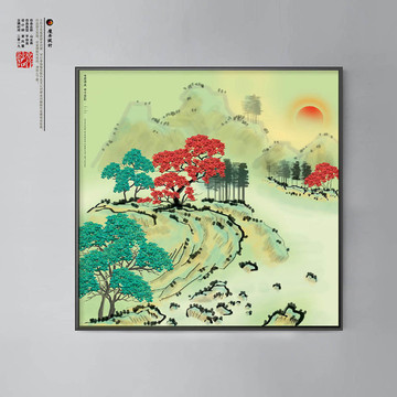 水墨畫(huà)暈染意境