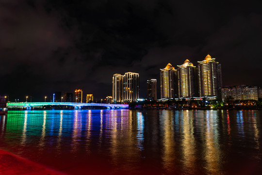 闽江江滨夜景